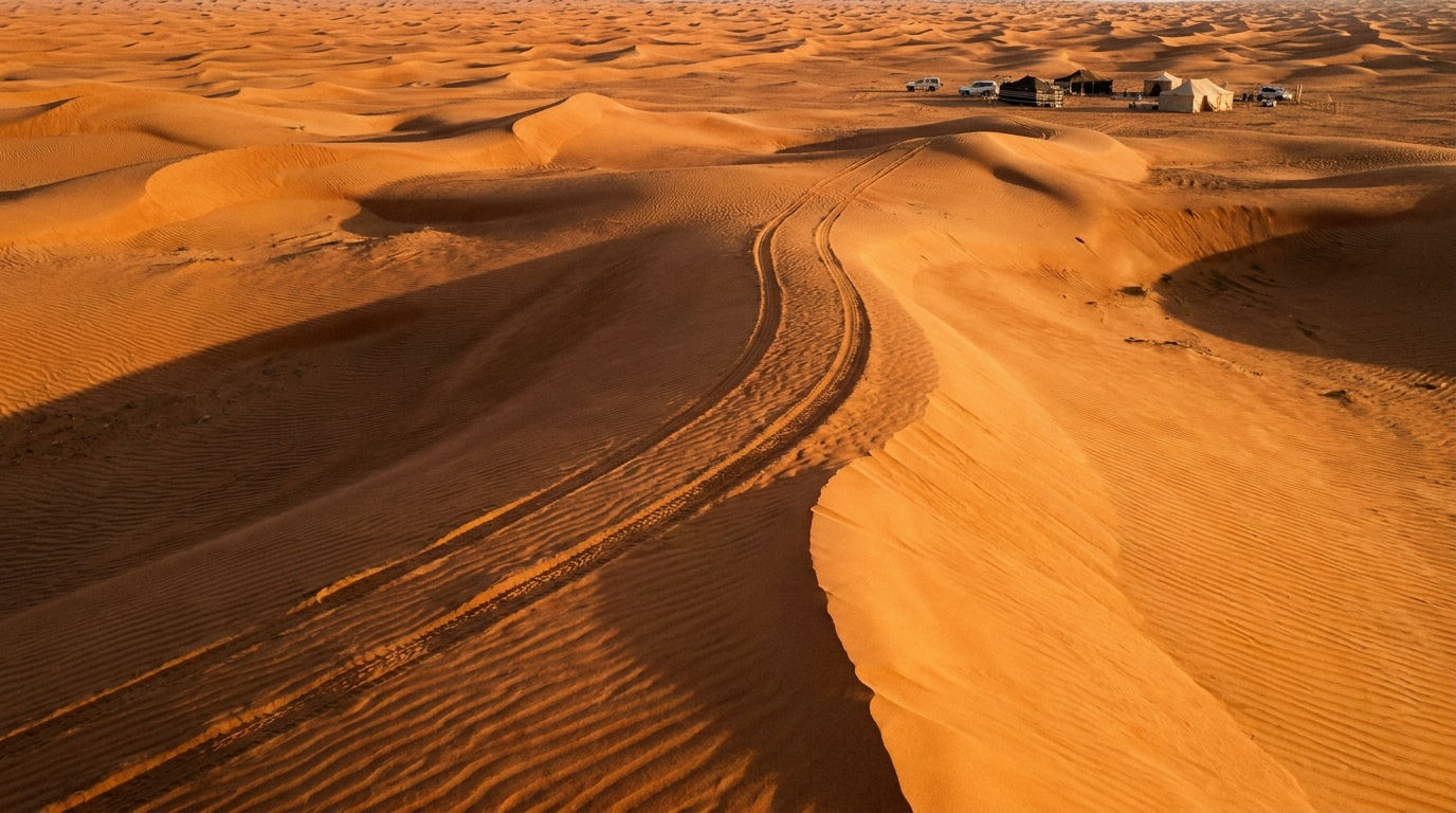 Rippled dunes of the Wahiba Sands, Oman